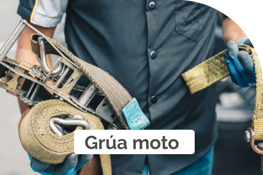 ¿Existe grúa moto? Claro que sí